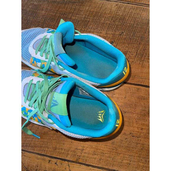 Kids Nike Blue Greeb Orange Ja 1 Water Bottle Sneakers Basketball Size 7Y - Picture 8 of 13